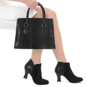NWT Sz 40 9 - 3 inch - Bootie & Tote - Ruby Shoo